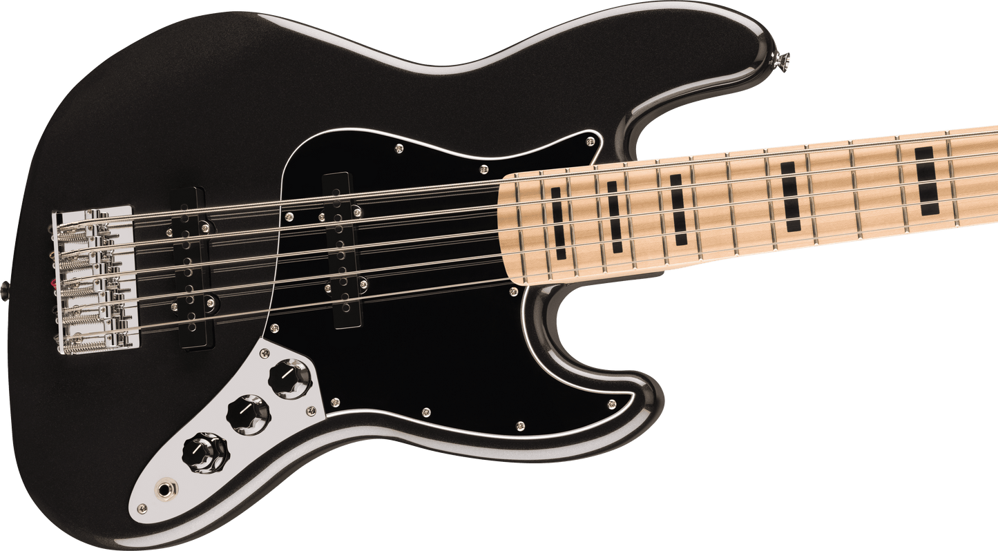 Squier Affinity Active Jazz Bass V, Black Metallic