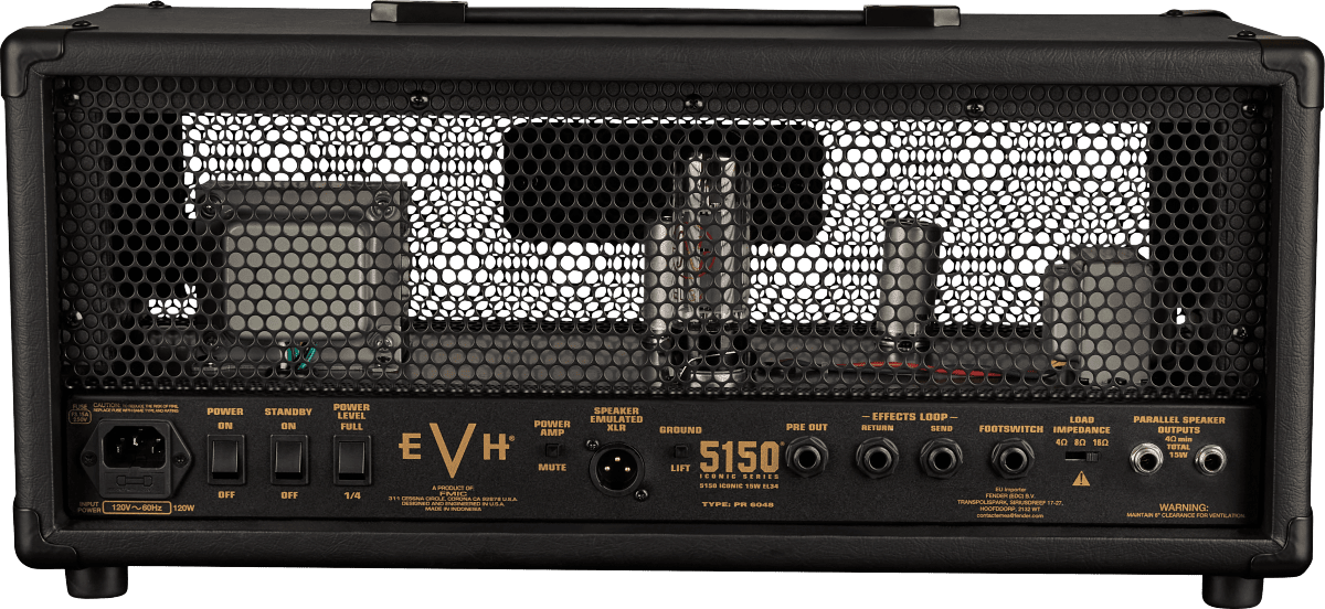 EVH 5150 Iconic Series 15W EL34 Head, Black