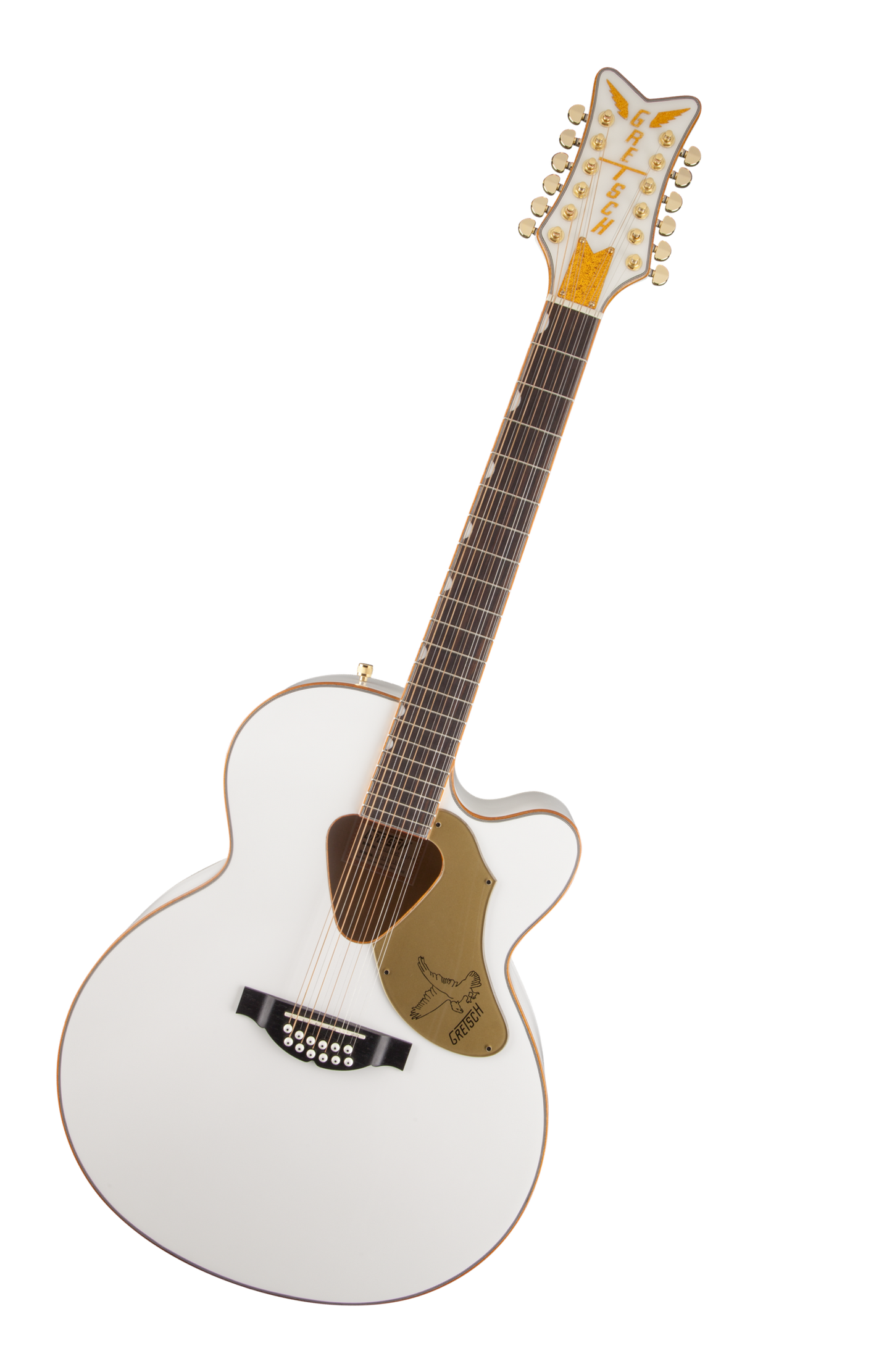 Gretsch G5022CWFE-12 Rancher Falcon Jumbo, White