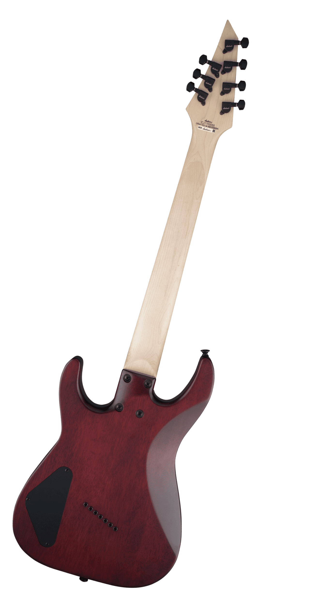 Jackson X Series Dinky Arch Top DKAF7 MS, Multi-Scale, Stained Mahogany