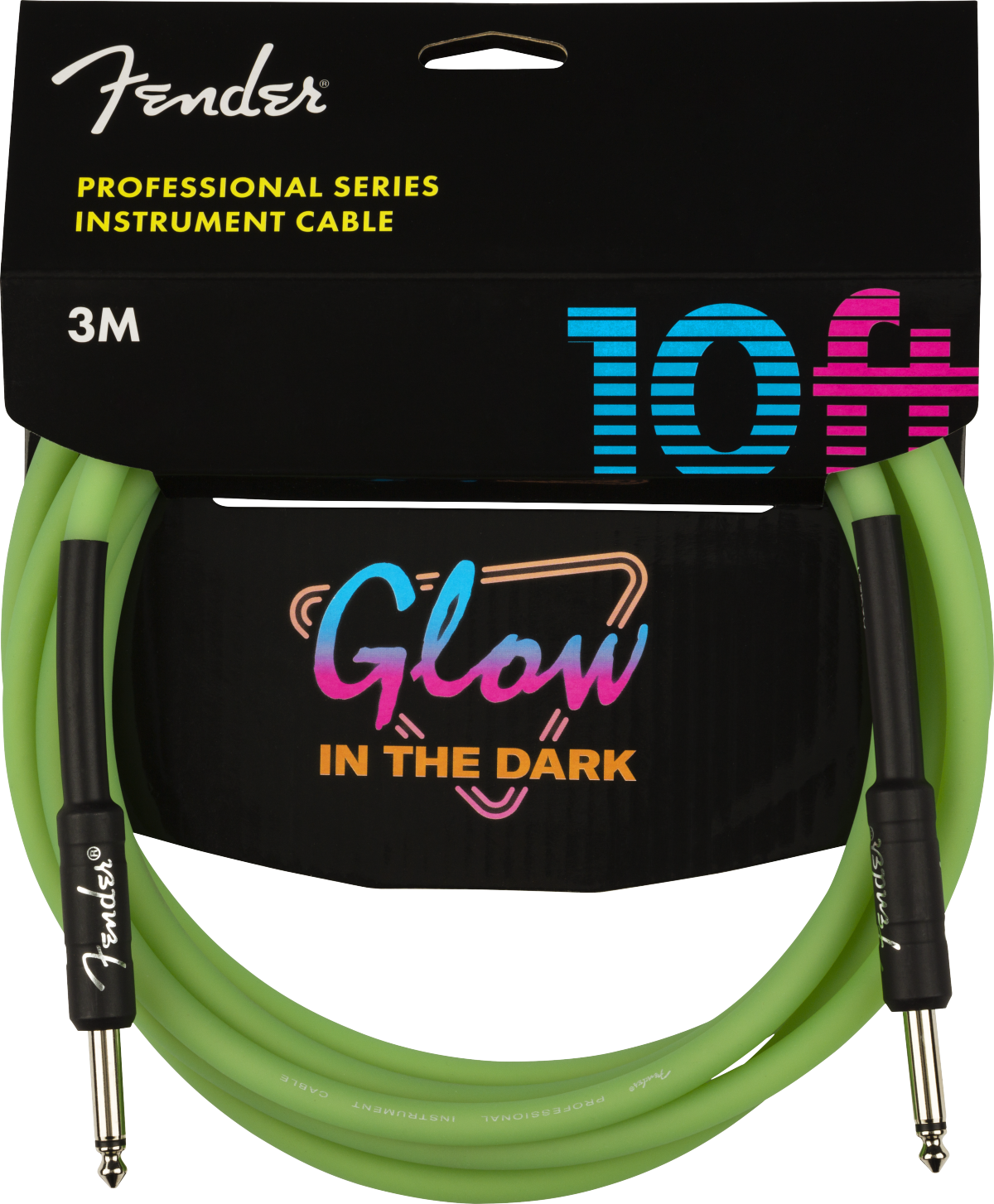 FENDER PROFESSIONAL SERIES GLOW IN THE DARK CABLES