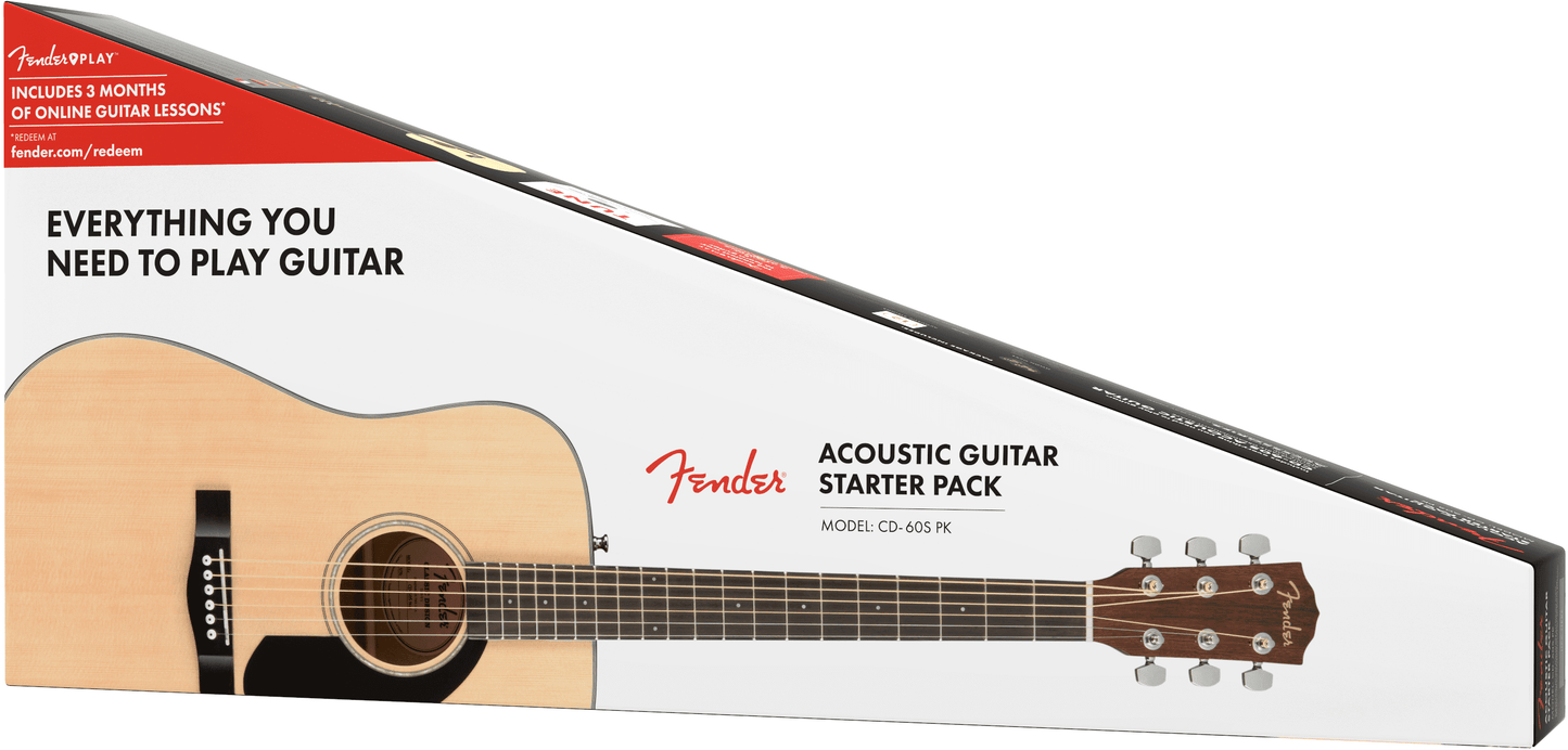 Fender CD-60S pack, Natural