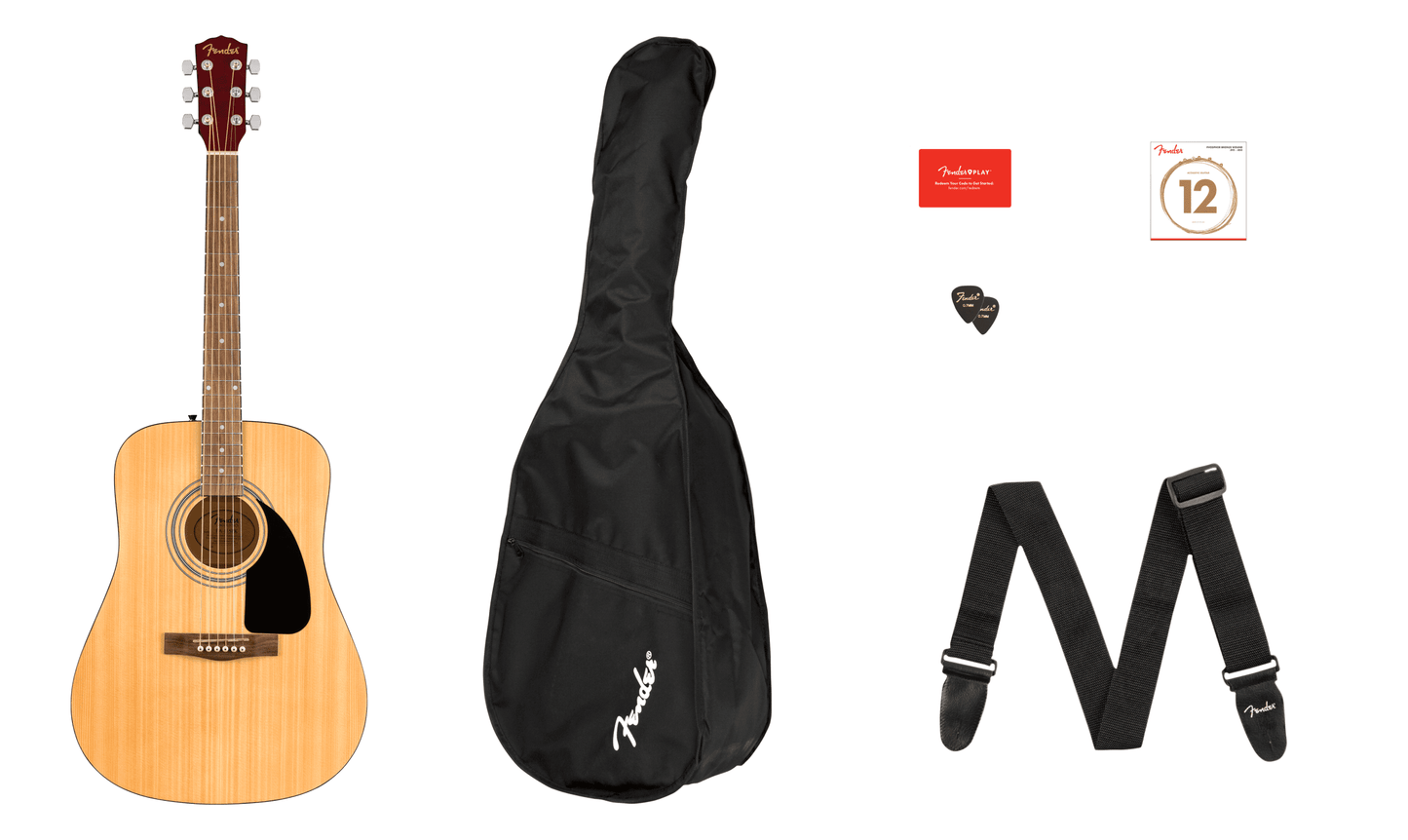 Fender FA-115 Dreadnought Pack, Natural