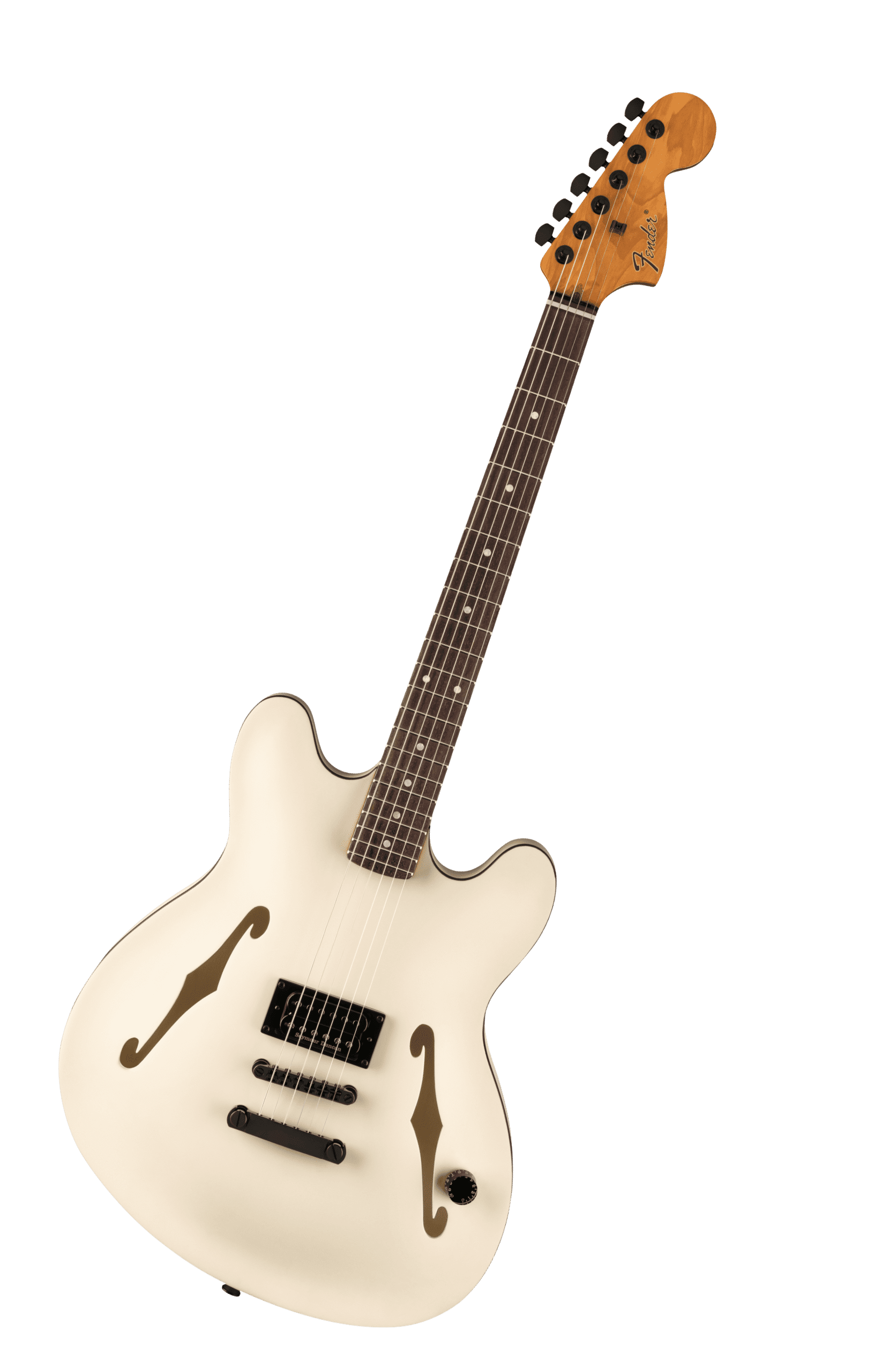 Fender Tom DeLonge Starcaster, Satin Olympic White – RPE Workshop