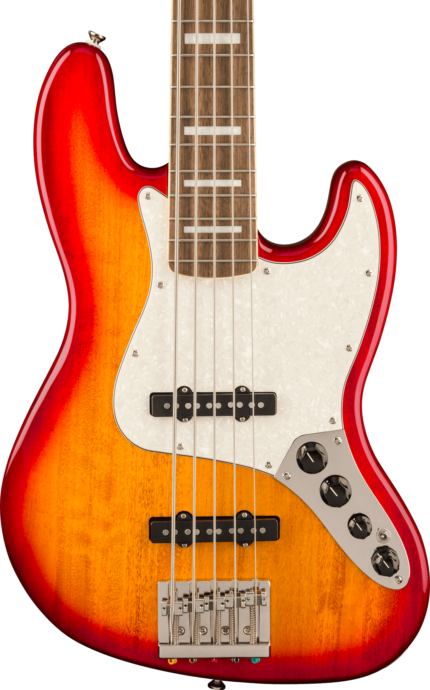 Squier Classic Vibe Active '70s Jazz Bass V, Sienna Sunburst