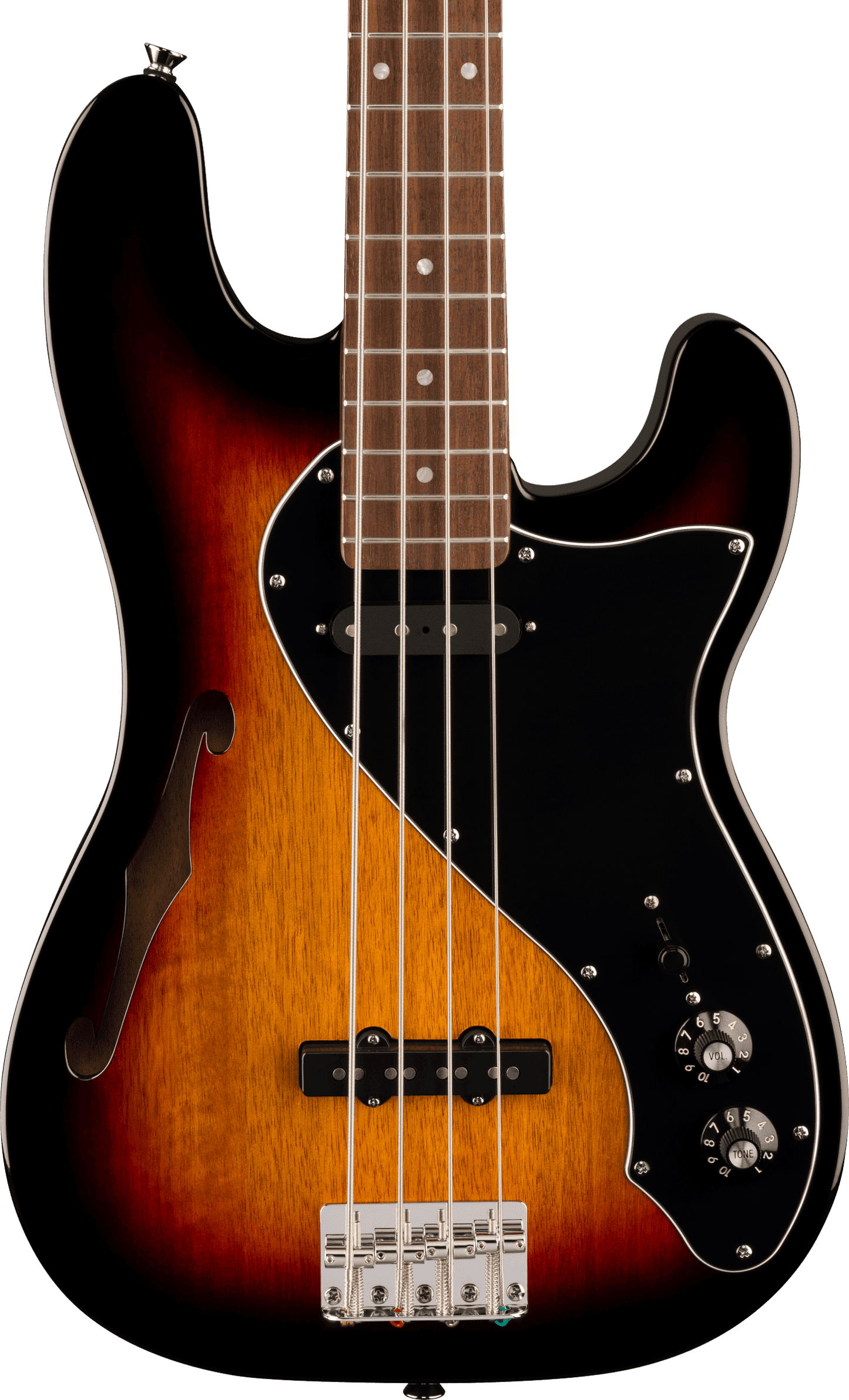 Squier Paranormal Precision Bass Thinline SJ, 3-Color Sunburst