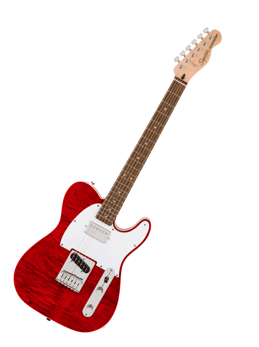 Squier Affinity Series Telecaster FMT SH, Crimson Red Transparent