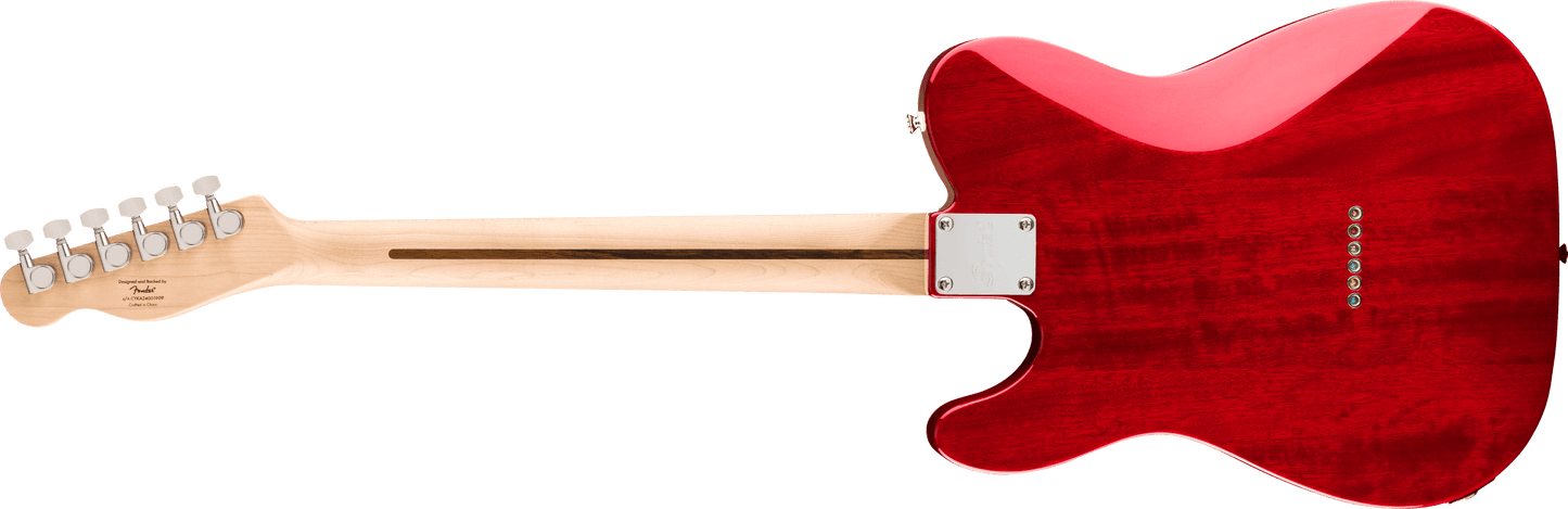 Squier Affinity Series Telecaster FMT SH, Crimson Red Transparent