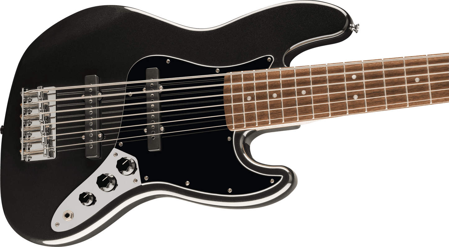 Squier Affinity Series Jazz Bass VI, Black Metallic