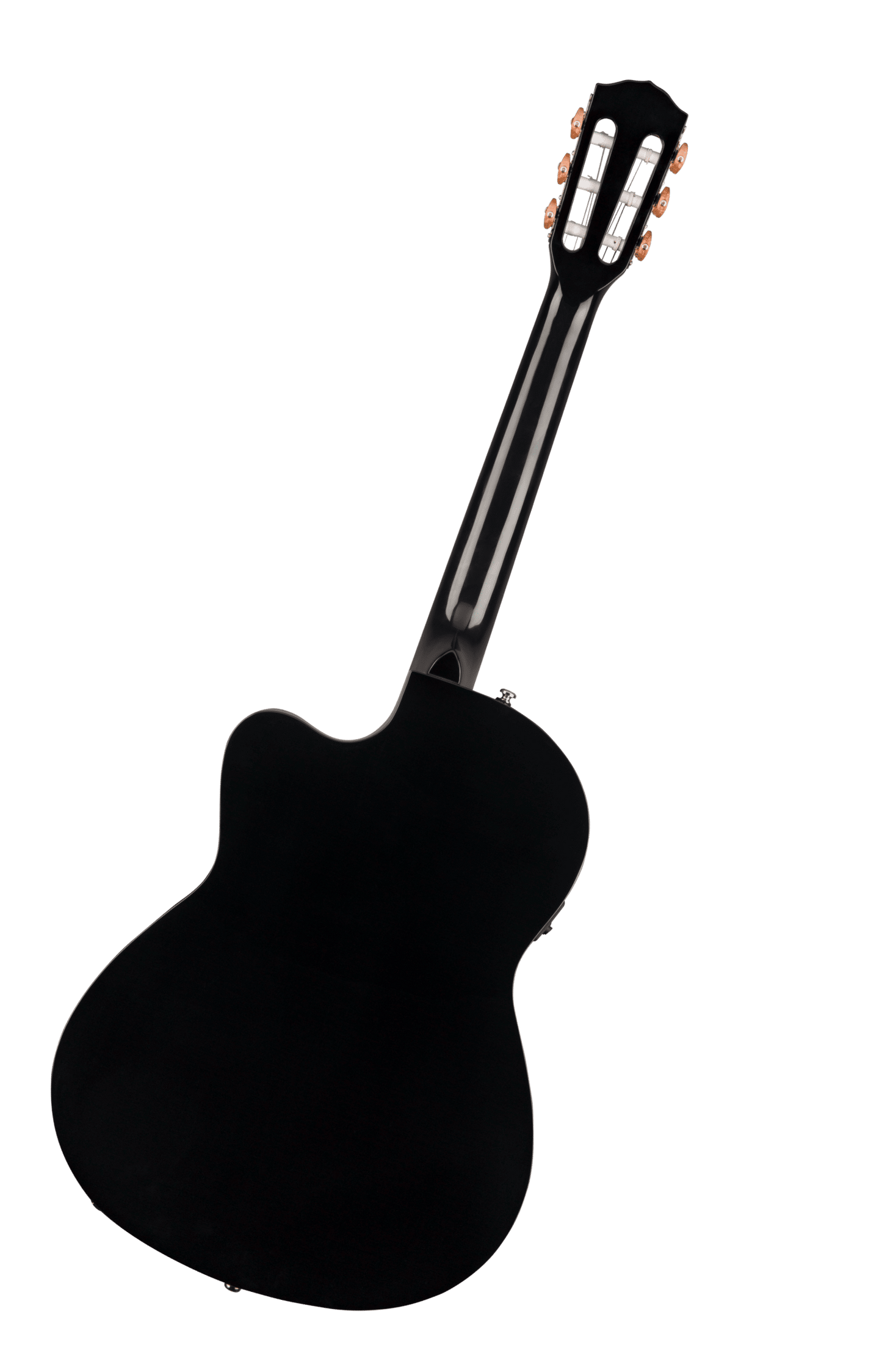 Fender CN-140SCE Nylon Thinline, Black w/Case