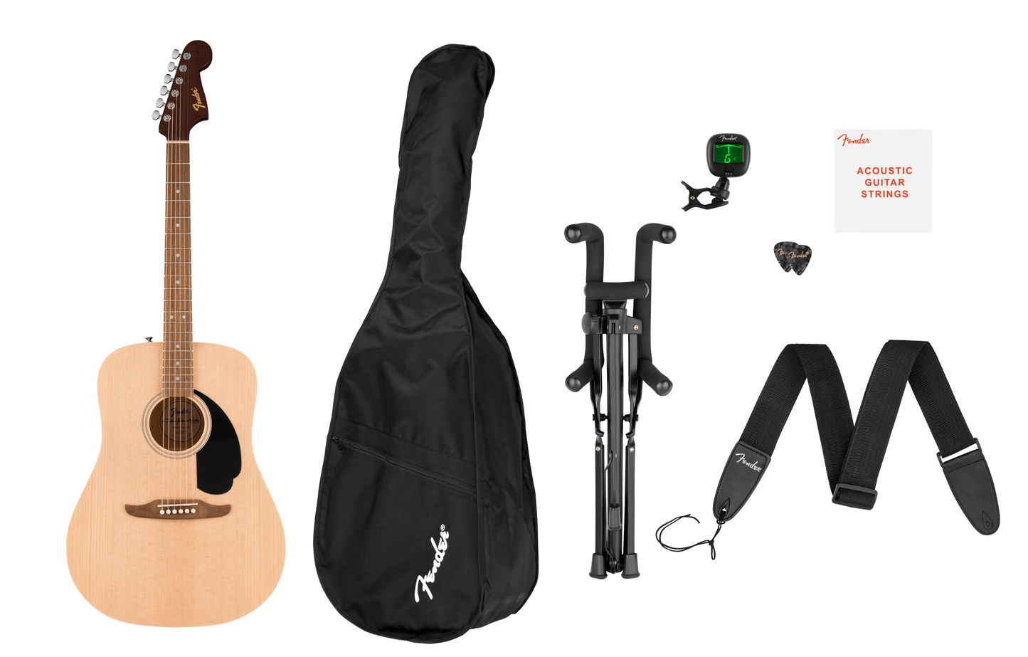 Fender California Debut Redondo Pack, Natural