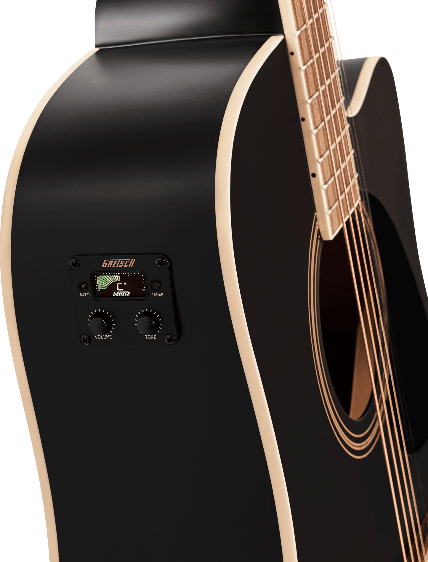 Gretsch Prelude D100CE Dreadnought Cutaway Acoustic/Electric, Black