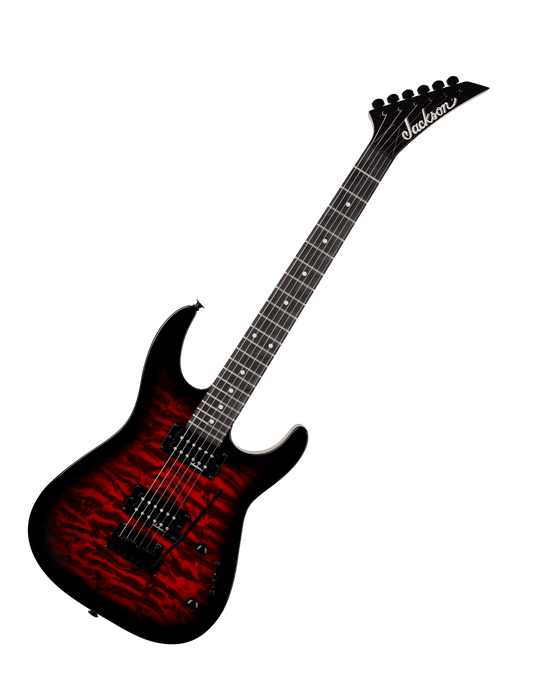 Jackson JS Series Dinky JS11Q, Transparent Red