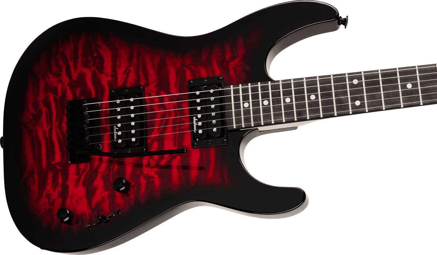 Jackson JS Series Dinky JS11Q, Transparent Red