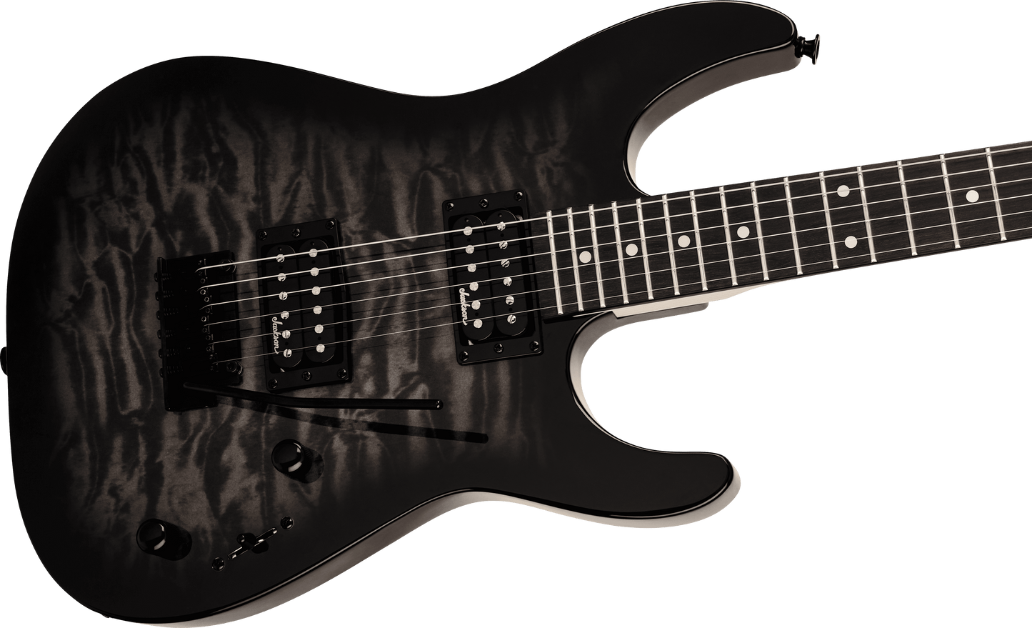 Jackson JS Series Dinky JS11Q, Transparent Black
