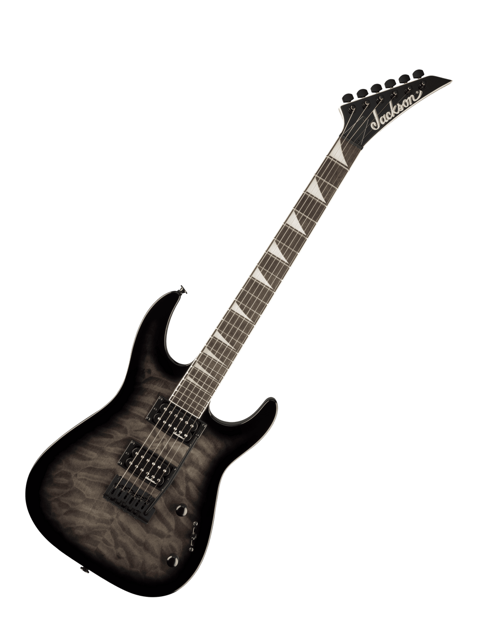 Jackson JS Series Dinky JS20 DKQ 2PT, Transparent Black Burst – RPE ...
