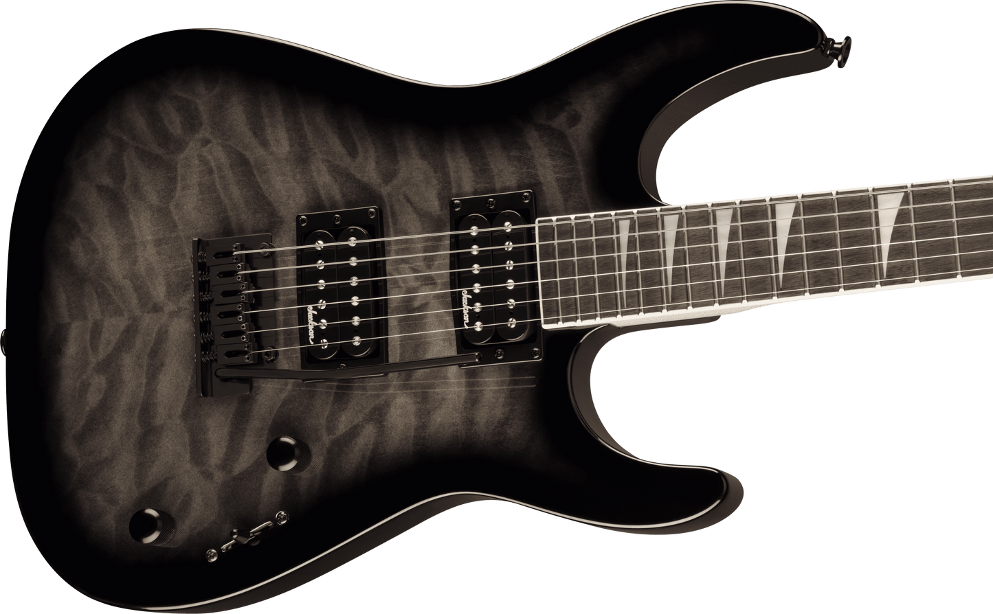 Jackson JS Series Dinky JS20 DKQ 2PT, Transparent Black Burst