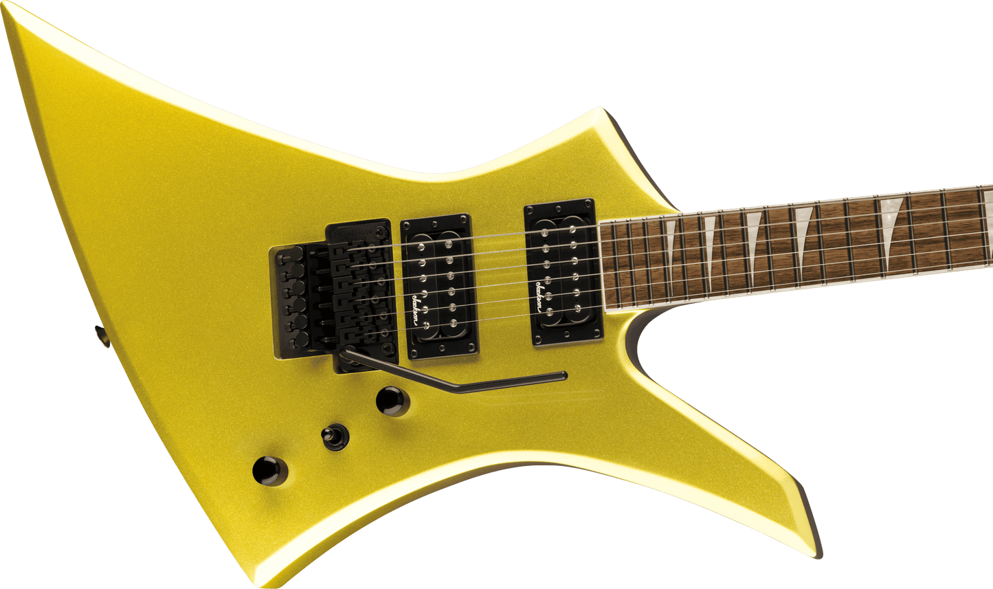 Jackson X Series Kelly KEX, Lime Green Metallic