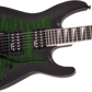 Jackson JS Series Dinky Arch Top JS32Q DKA, Transparent Green Burst