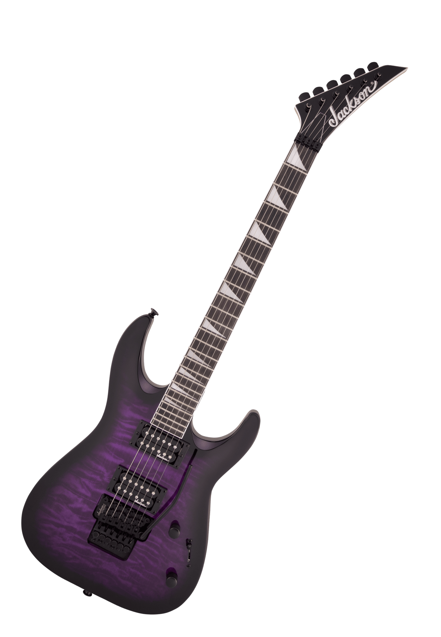 Jackson JS Series Dinky Arch Top JS32Q DKA, Transparent Purple Burst