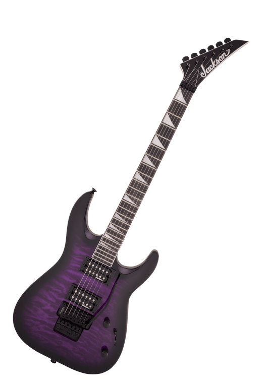 Jackson JS Series Dinky Arch Top JS32Q DKA, Transparent Purple Burst