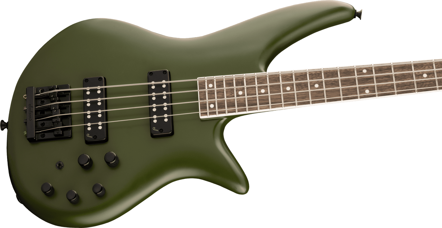 Jackson X Series Spectra Bass SBX IV, Matte Army Drab