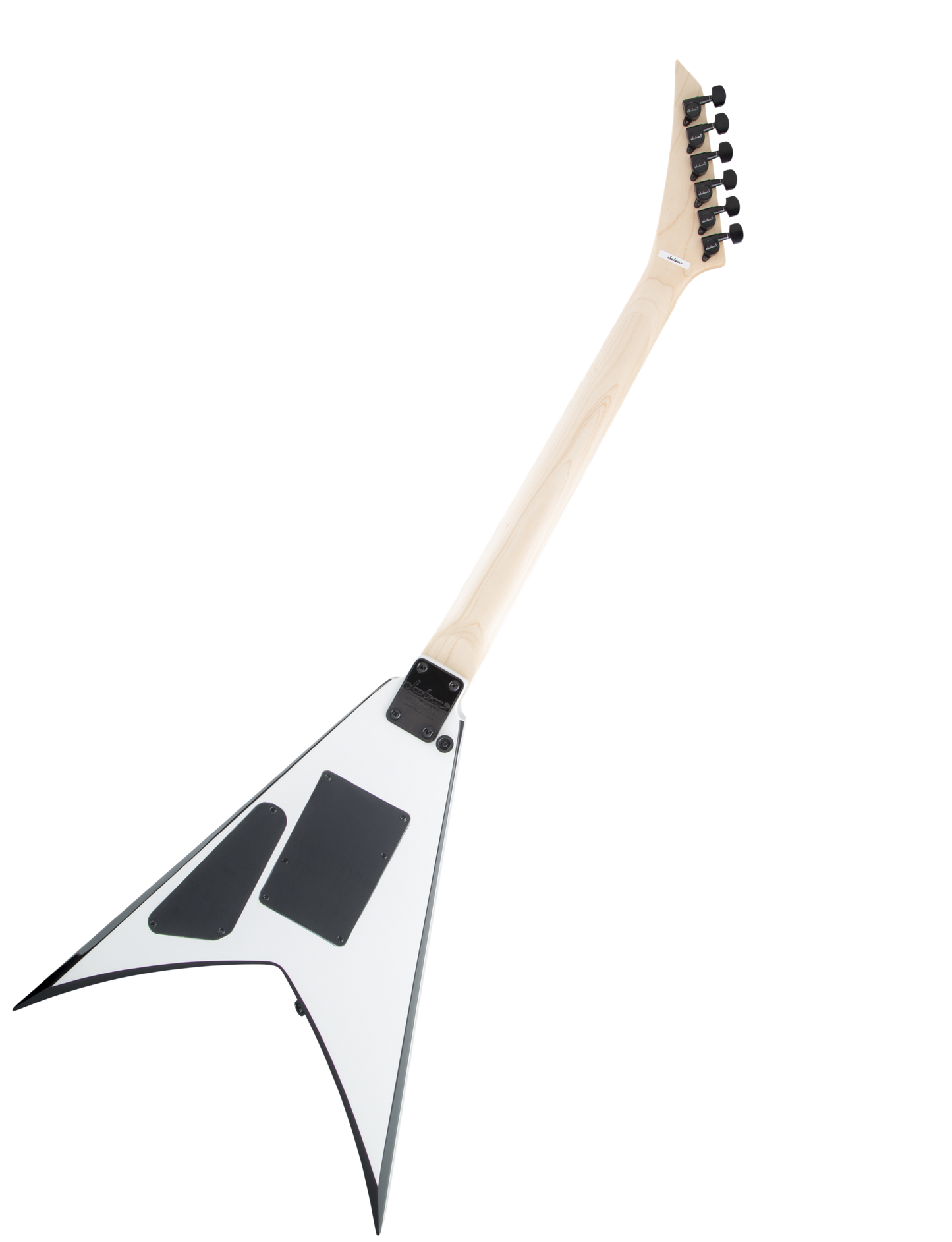 Jackson JS Series King V JS32, White with Black Bevels