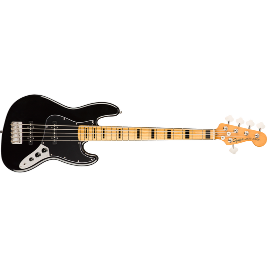 SQUIER CLASSIC VIBE '70S JAZZ BASS V Maple Fingerboard, Black