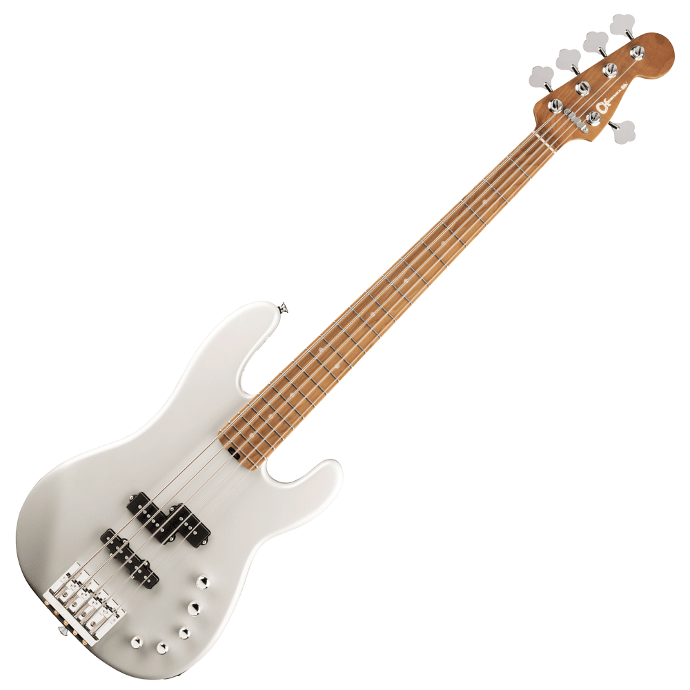 Charvel Pro-Mod SAN DIMAS BASS PJ V - Platinum Pearl