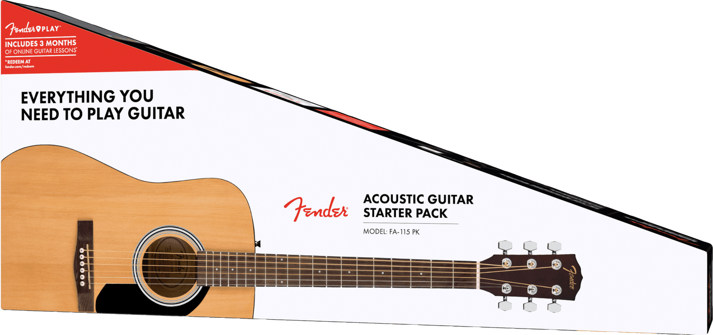 Fender FA-115 Dreadnought Pack, Natural